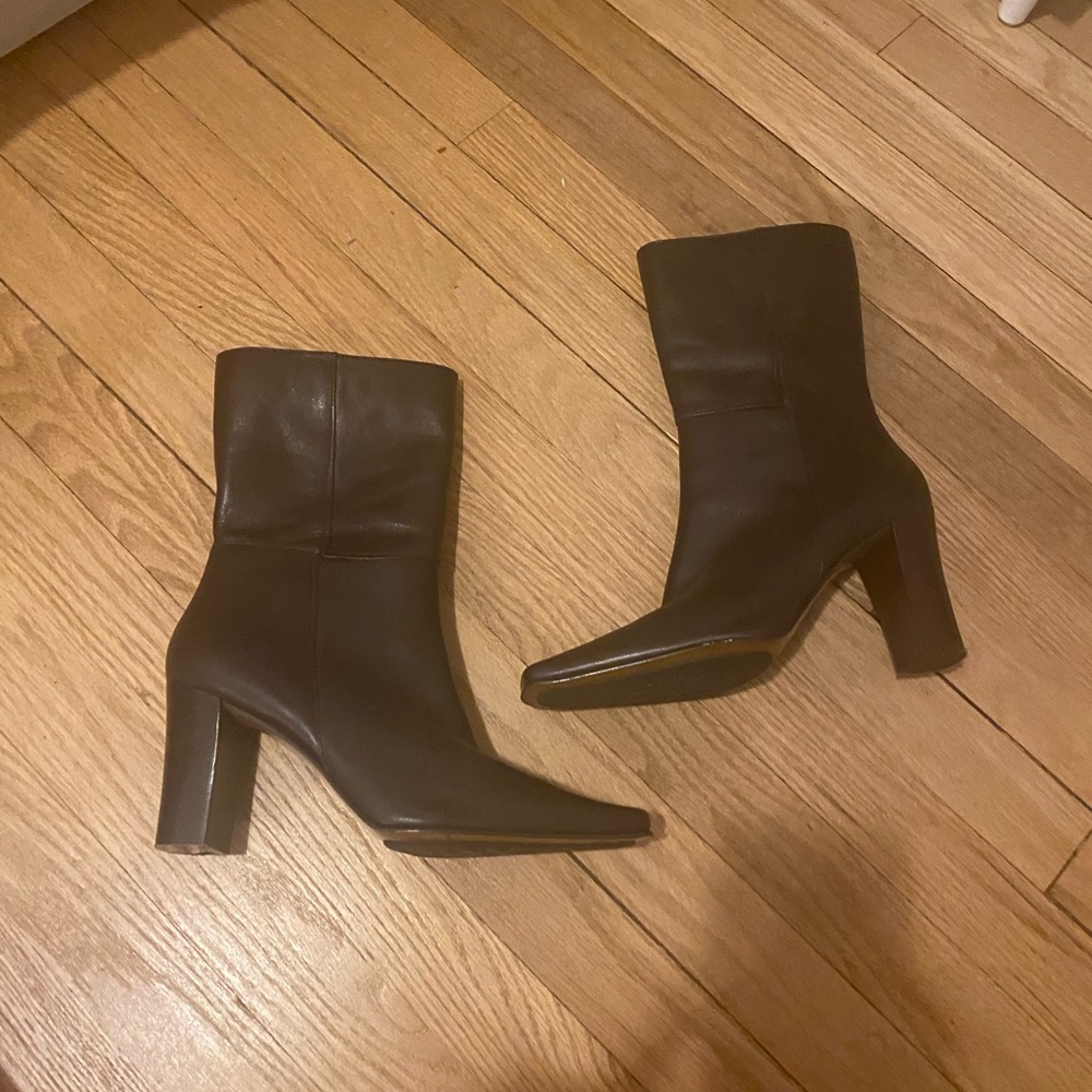 Anne Klein chocolate brown boots